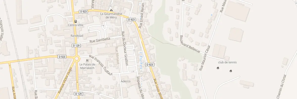 Plan du 7 Rue Louis Bloquet à Méru