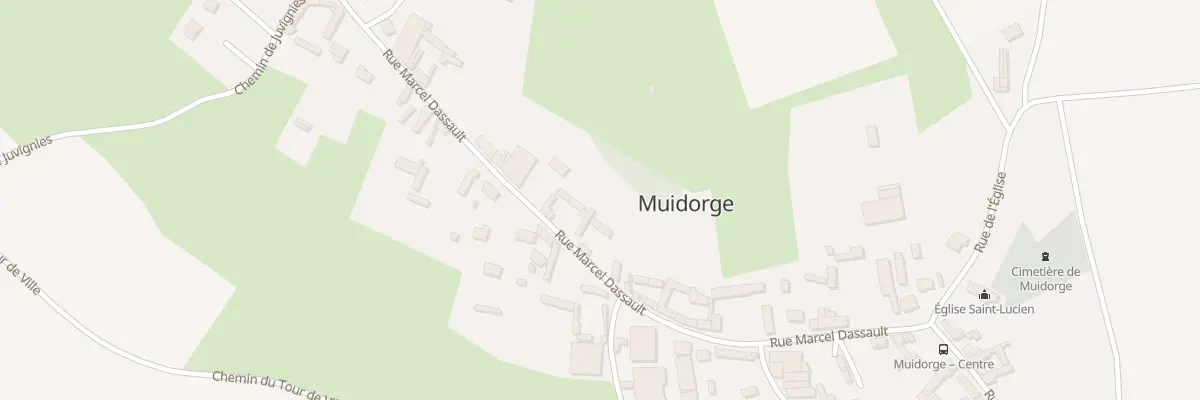 Plan du 40 Rue Marcel Dassault à Muidorge