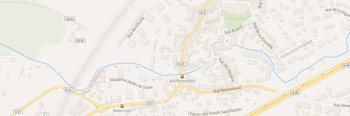Plan du 100 Rue Saint-Martin à Étampes