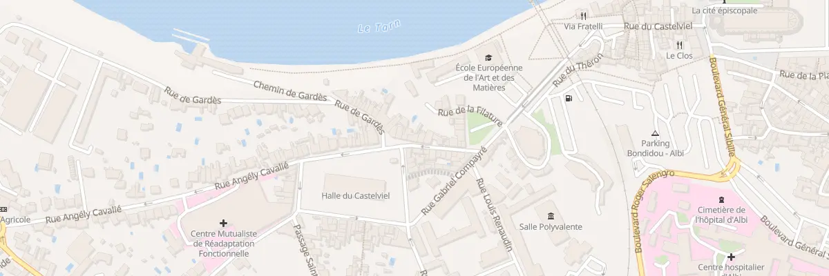 Plan du 18 Rue Foirail Castelviel à Albi