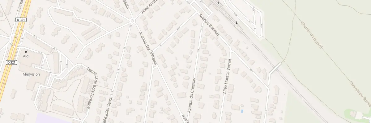Plan du 12 Av du Chesnay à La Celle-Saint-Cloud