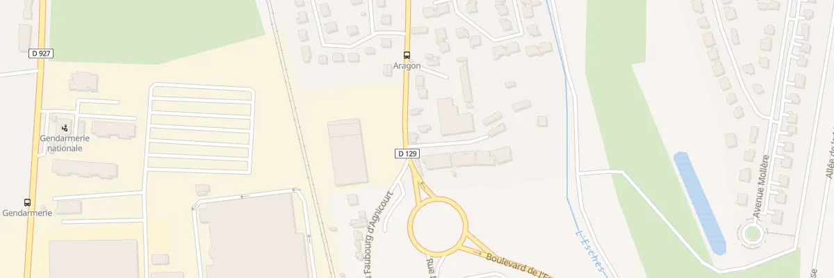 Plan du 1 Sen du Moulin d’Agnicourt à Méru