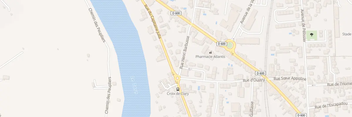 Plan du 96 Rue Capitaine Julia à Albi