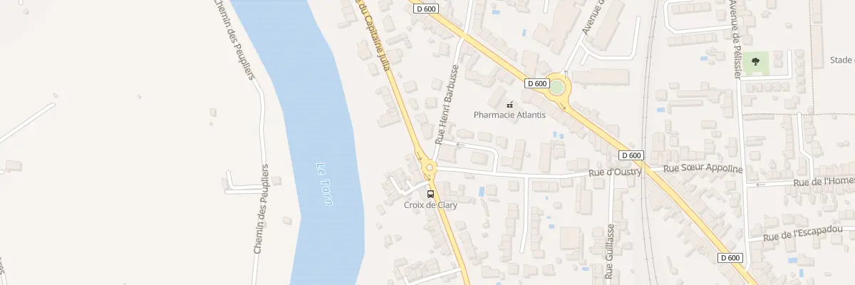 Plan du 94 Rue Capitaine Julia à Albi