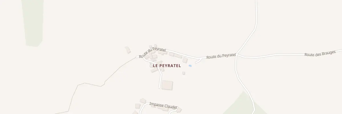 Plan du 5096F Le Peyratel à Saint-Cirgues
