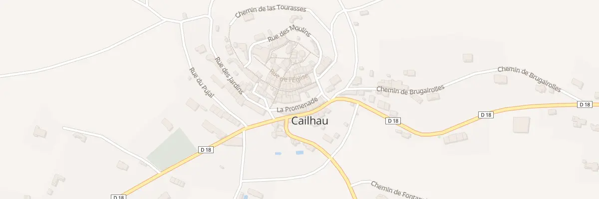 Plan du 52 Le Village à Cailhau