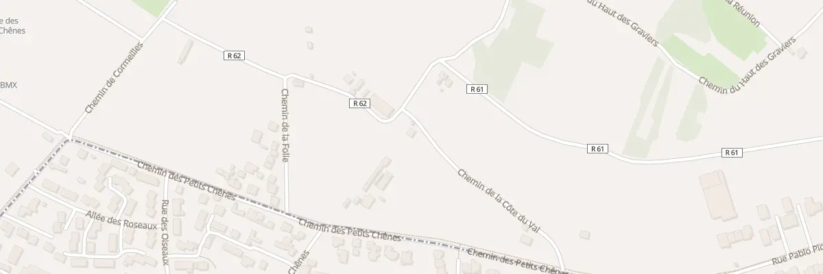 Plan du 9002 Che de la Côte du Val à Montesson