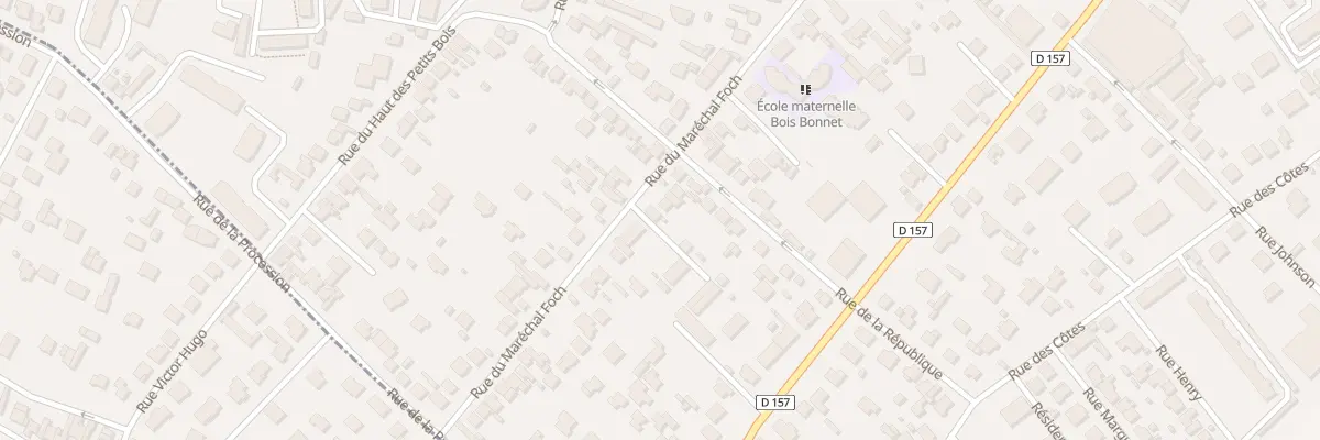 Plan du 61T Rue du Maréchal Foch à Maisons-Laffitte