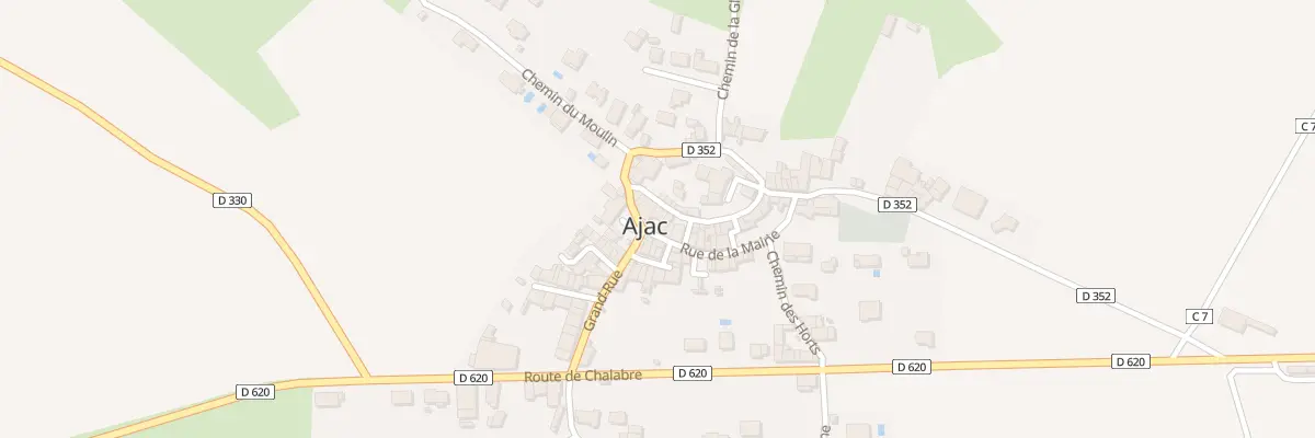 Plan du 19 Rue des Remparts à Ajac