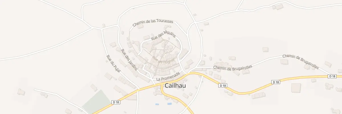 Plan du 77 Le Village à Cailhau