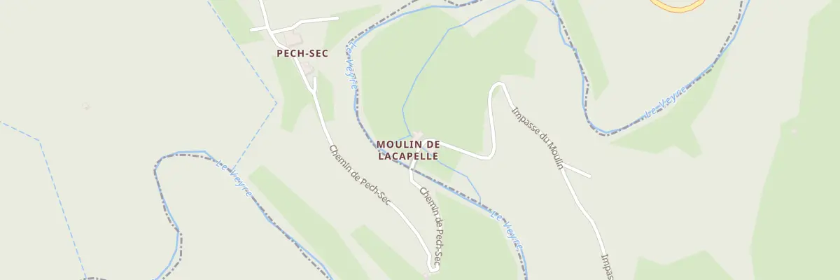 Plan du 5264 Moulin de Lacapelle à Linac