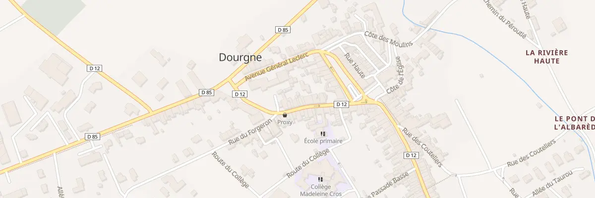 Plan du 14 Rue de Rome à Dourgne