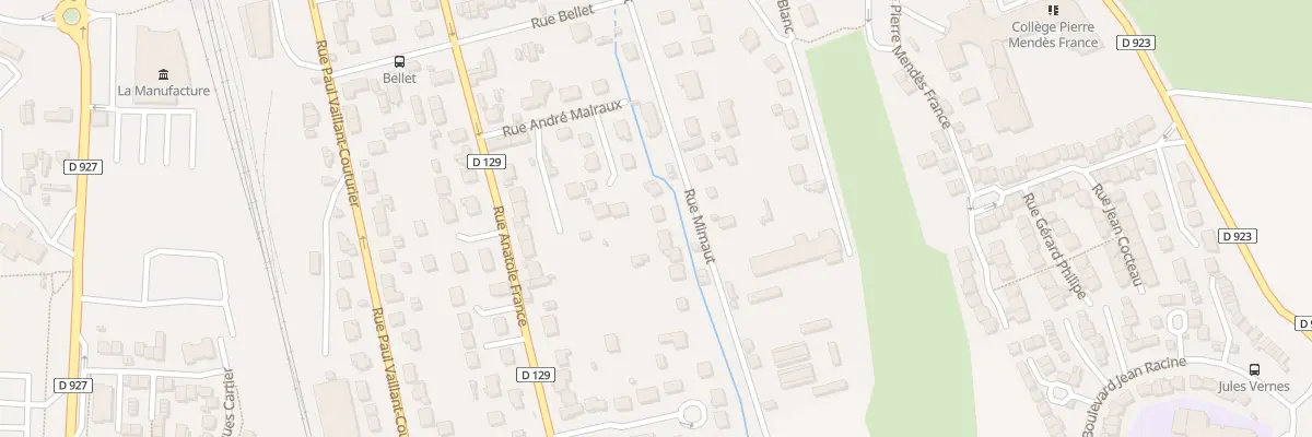 Plan du 66 Rue Mimaut à Méru