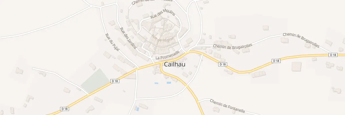 Plan du 32 Le Village à Cailhau