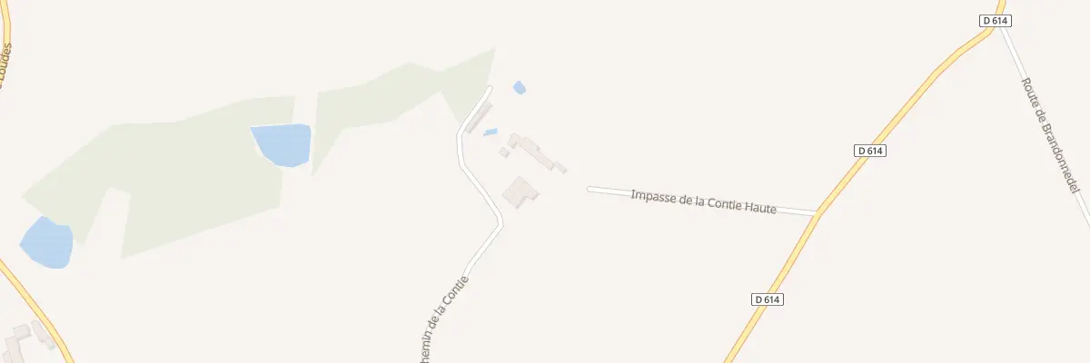 Plan du 5053 La Contie à Brandonnet
