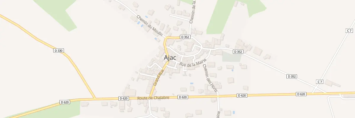 Plan du 14 Rue de la Mairie à Ajac