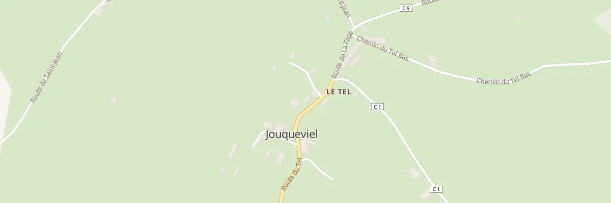 Plan du 58 Rte du Tel à Jouqueviel