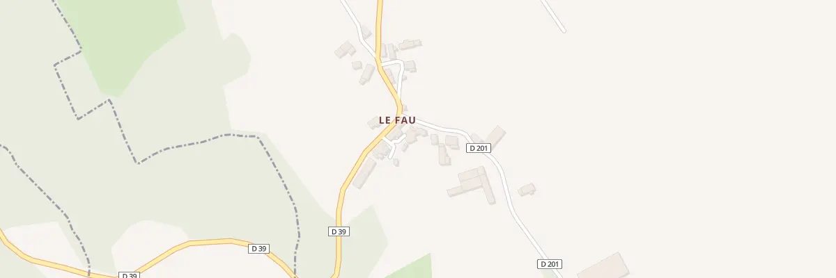 Plan du 5021 Le Fau à Bessonies