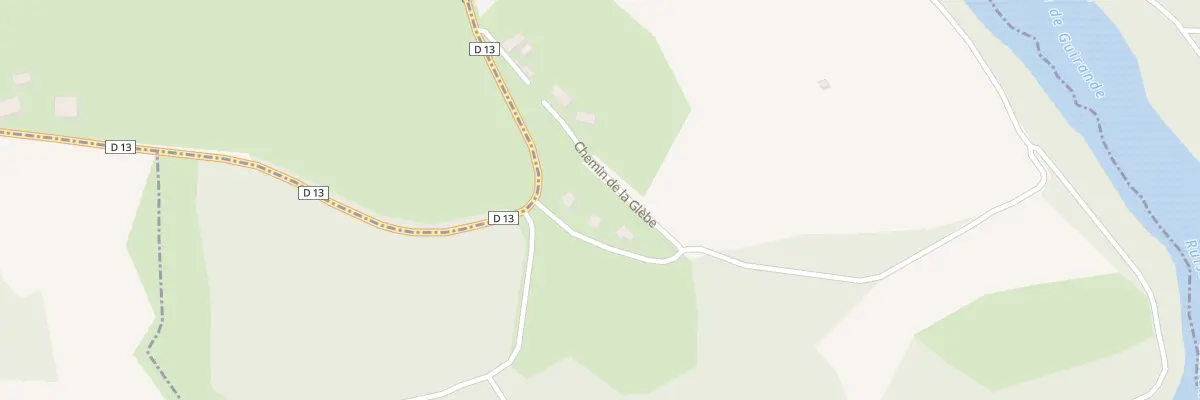 Plan du 5829F La Gleble à Felzins
