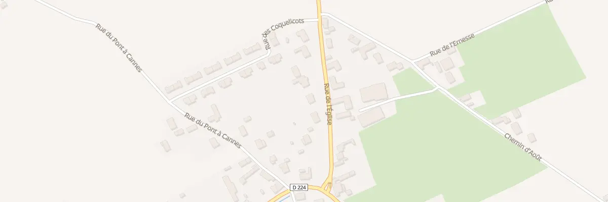 Plan du 6001F Rue de l’Eglise à Sainte-Marie-Kerque