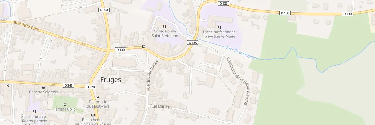 Plan du 32 Rue du Saint Esprit à Fruges