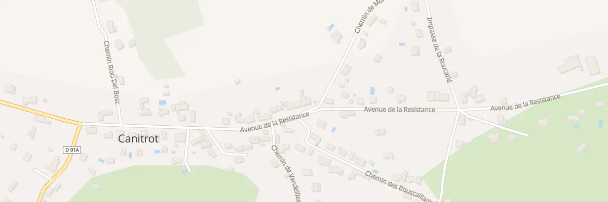 Plan du 31 Av de la Résistance à Monestiés