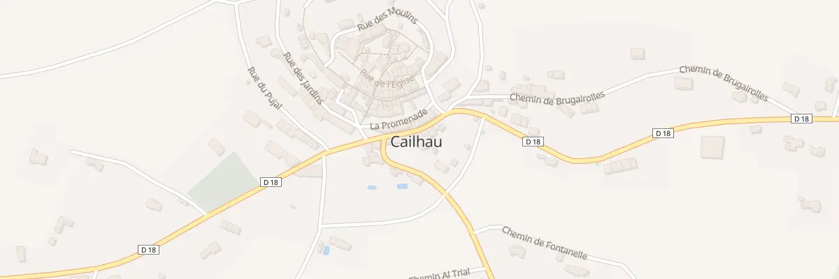 Plan du 38 Le Village à Cailhau