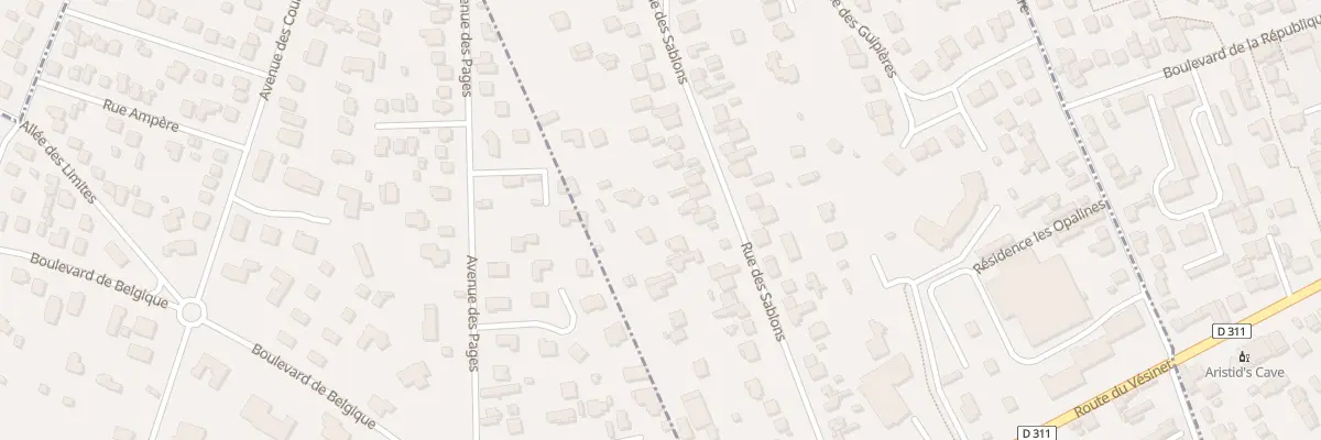Plan du 33 Rue des Sablons à Chatou