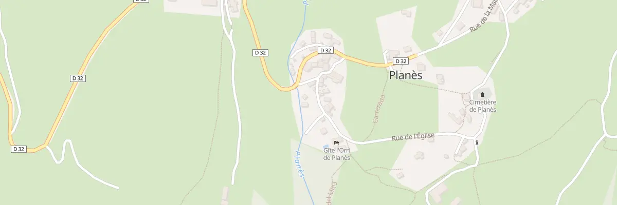 Plan du 5006F Le Village à Planès