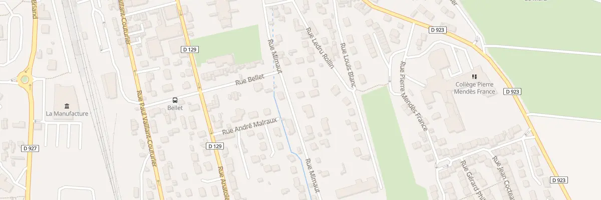 Plan du 25D Rue Mimaut à Méru