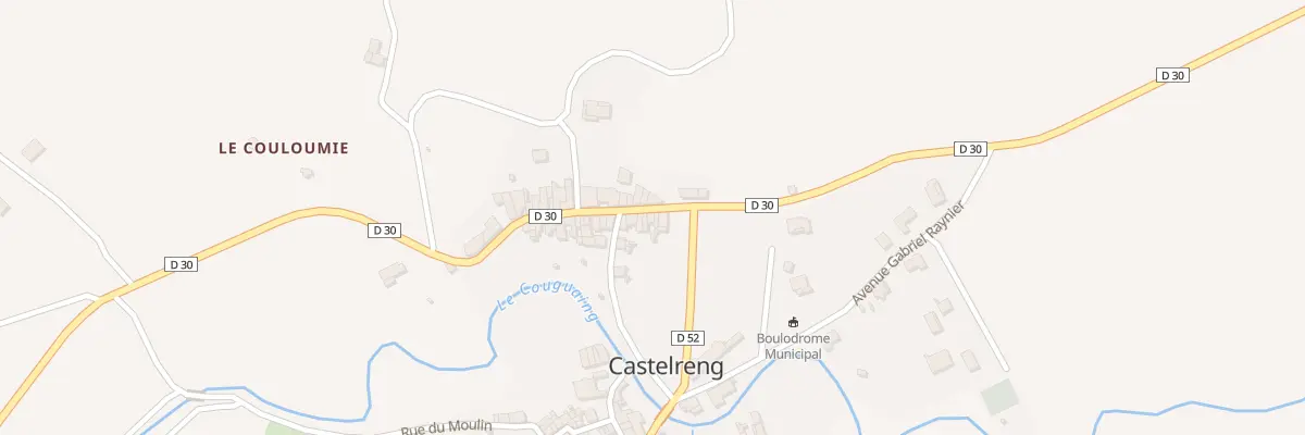 Plan du 18 Rte de Saint-couat à Castelreng