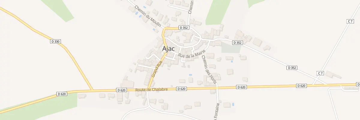 Plan du 13 Rue de la Mairie à Ajac