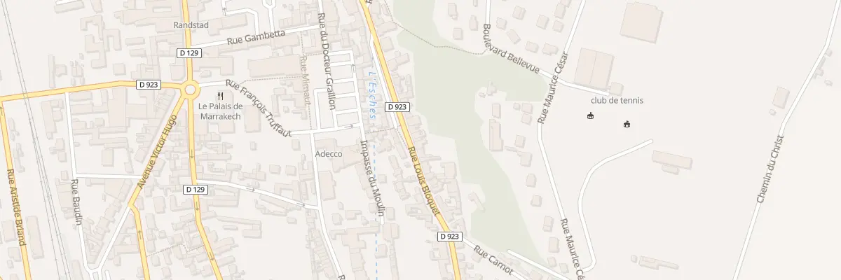 Plan du 33 Rue Louis Bloquet à Méru