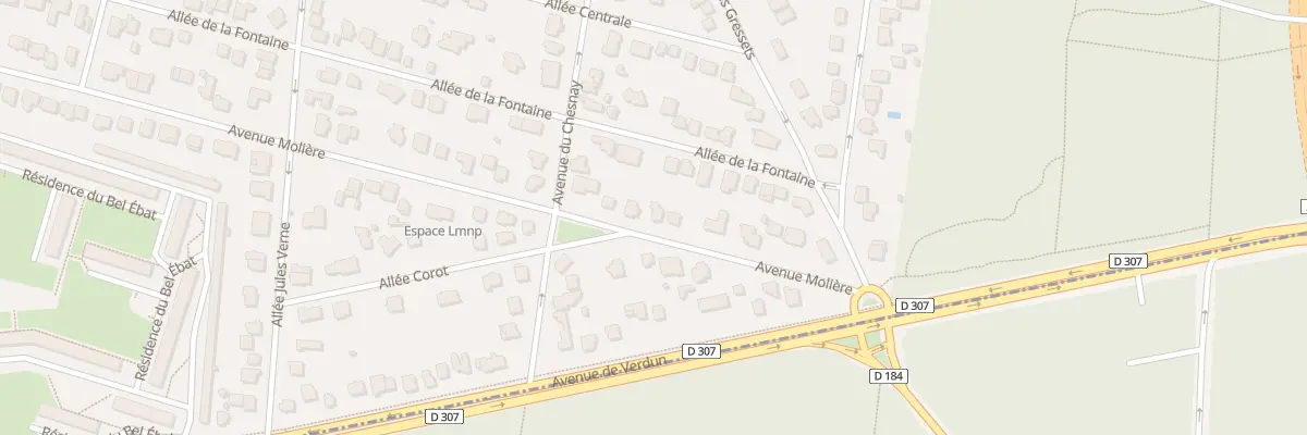 Plan du 18 Av Molière à La Celle-Saint-Cloud