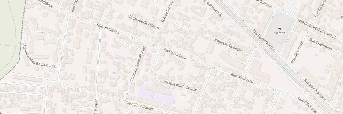 Plan du 79 Rue d’Achères à Maisons-Laffitte