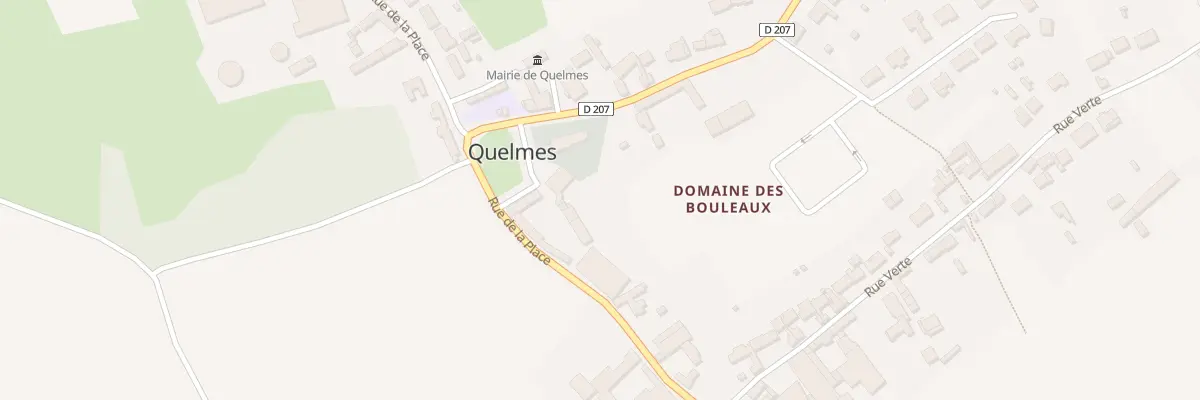 Plan du 255 Rue de la Place à Quelmes