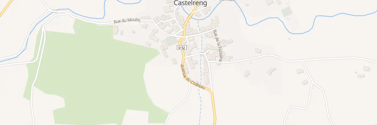 Plan du 1 Rue de la Gardelle à Castelreng