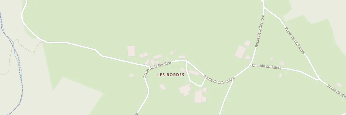 Plan du 5107 Les Bordes à Laval-sur-Luzège