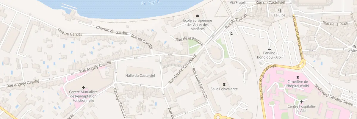 Plan du 9 Rue Foirail Castelviel à Albi