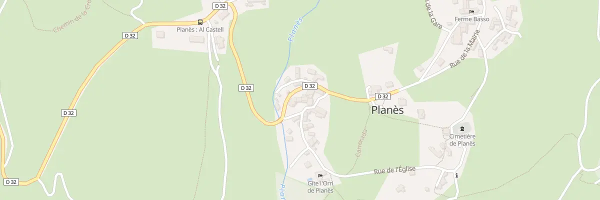Plan du 5 Rue du Pont à Planès