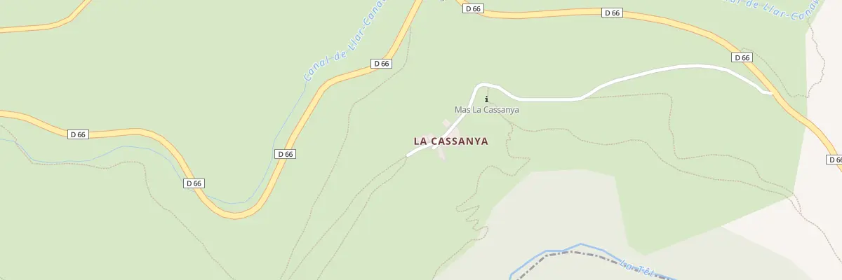 Plan du 14 La Cassanya à Sauto
