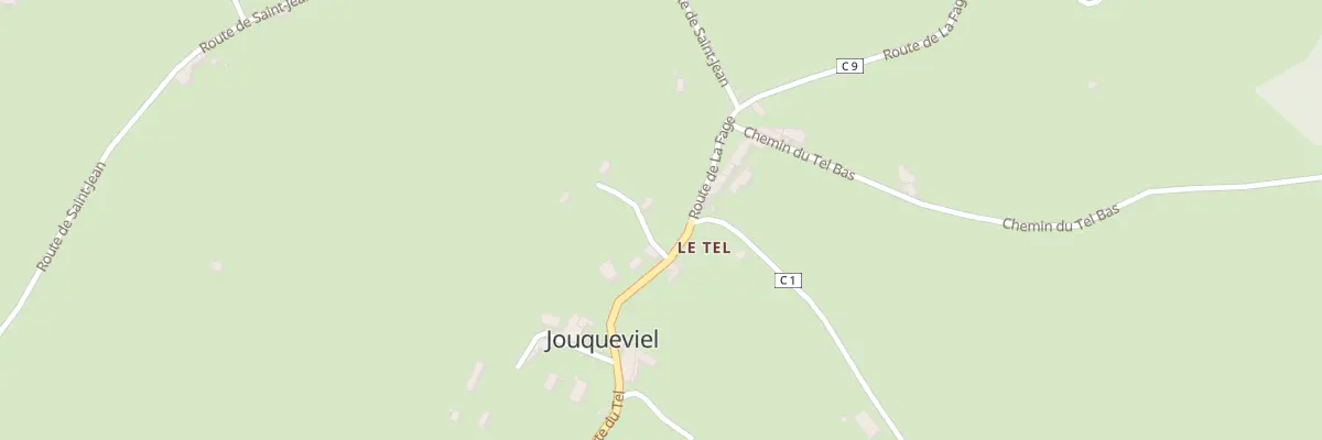 Plan du 5129 Le Tel Nord à Jouqueviel