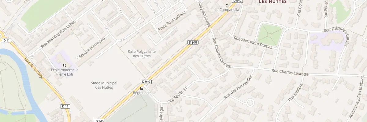 Plan du 22 Av Léon Jouhaux à Gravelines