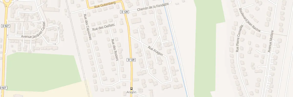 Plan du 20 Rue Aragon à Méru