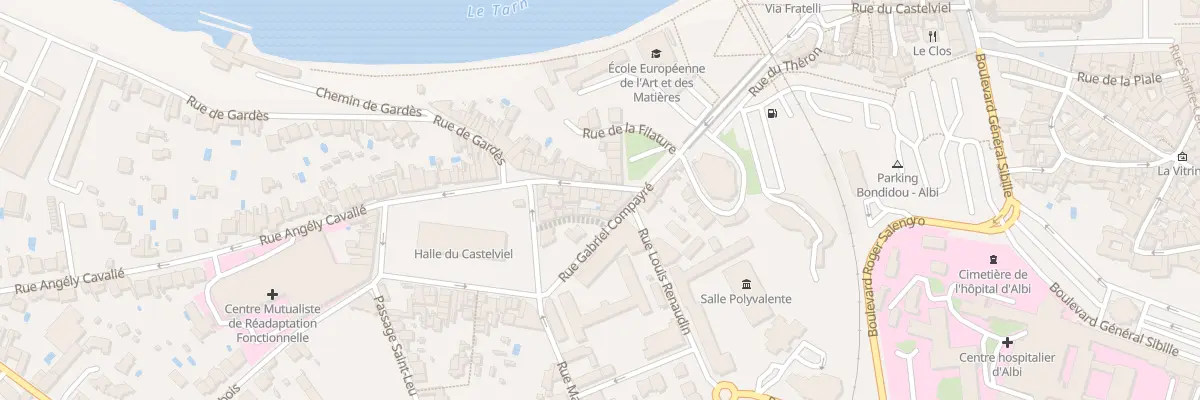 Plan du 7 Rue Foirail Castelviel à Albi
