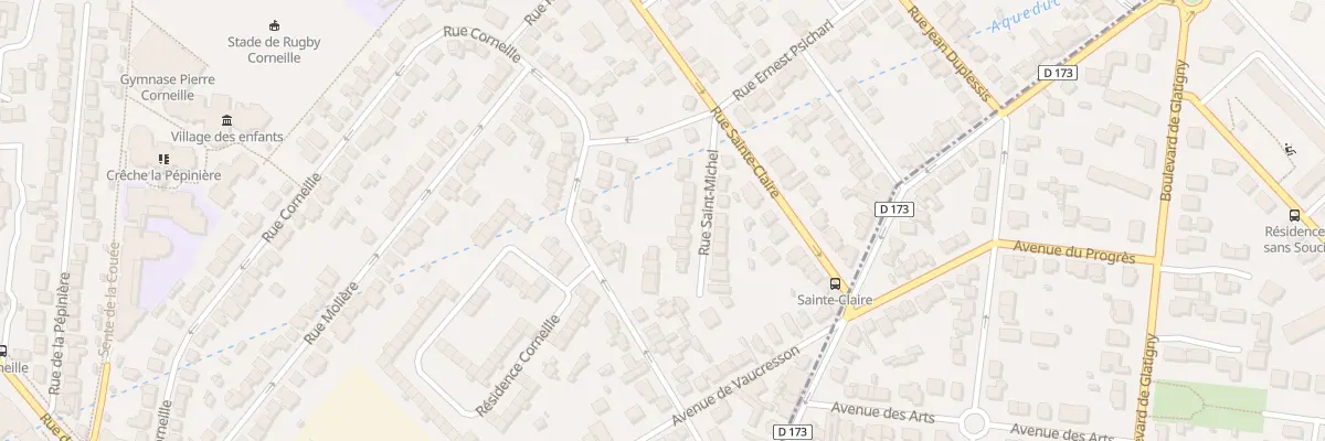 Plan du 20 Rue St Michel au Chesnay-Rocquencourt
