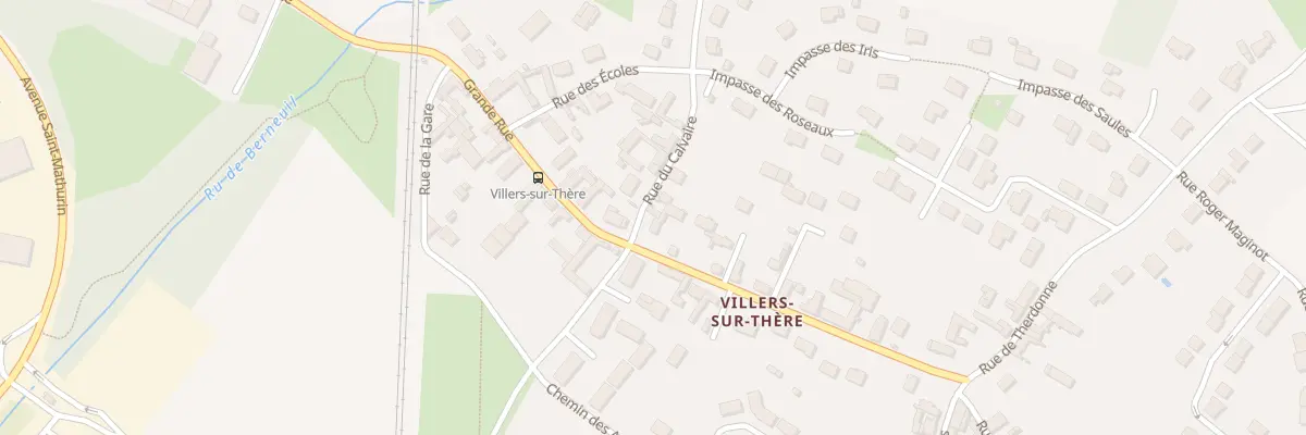 Plan du 2 Rue du Calvaire à Allonne