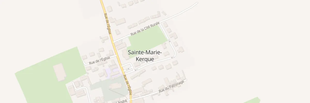 Plan du 93 Rue du Moulin à Sainte-Marie-Kerque