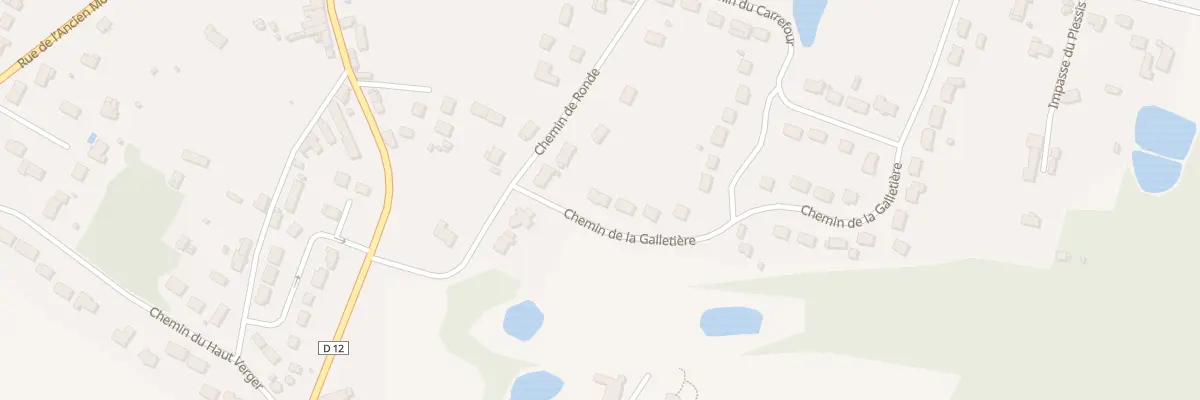 Plan du 1 Che de la Galletiere à Vienne-en-Val