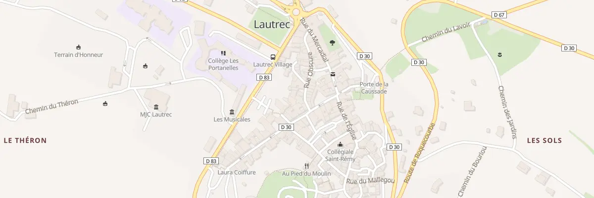 Plan du 3 Rue Obscure à Lautrec